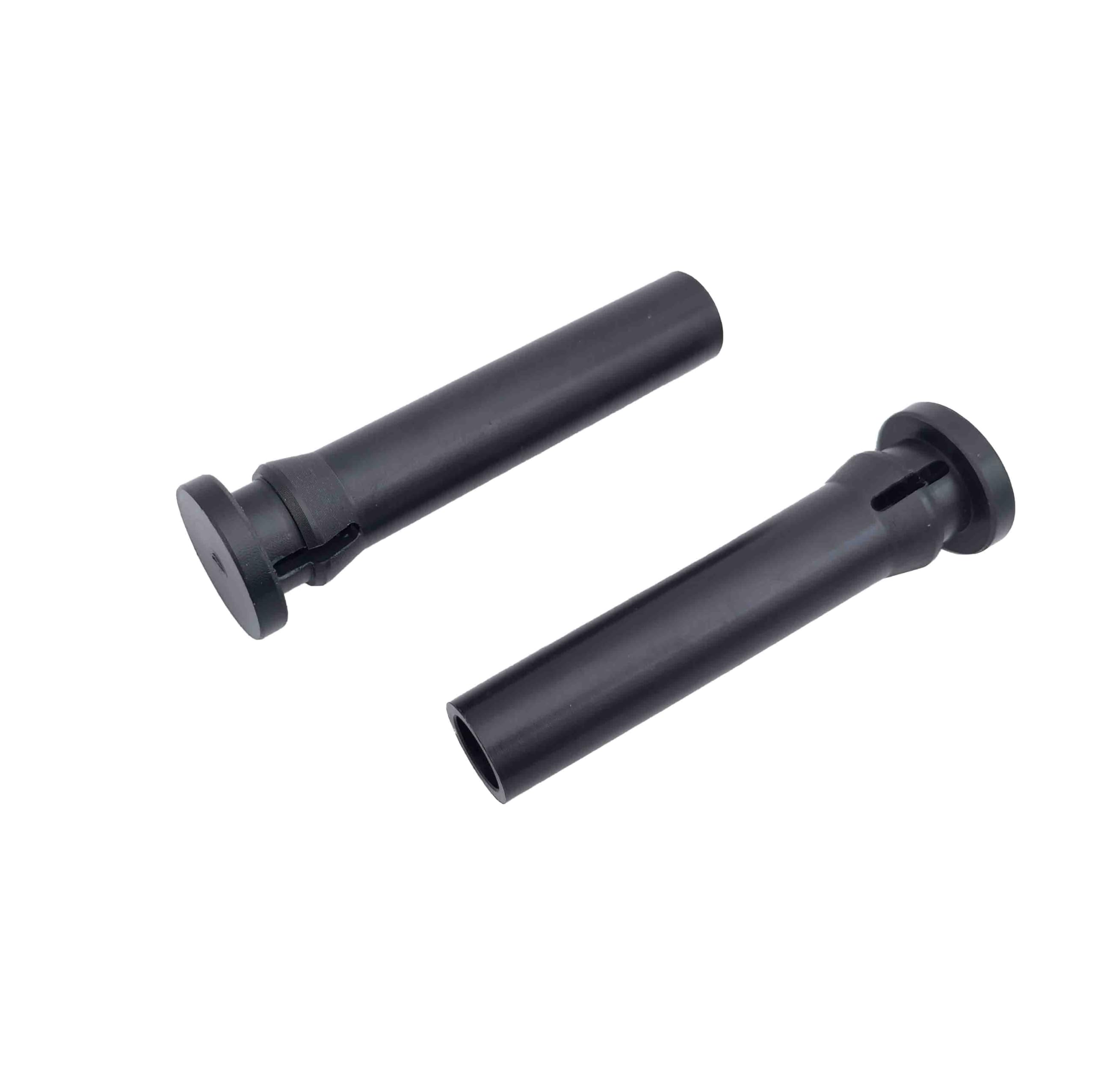 Stronger Wheelie Trash Can Bin Lid Hinge Pins, 2 Pack, for Rehrig Sierra Huskylite 95, Nylon