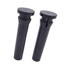 Stronger Wheelie Trash Can Bin Lid Hinge Pins, 2 Pack, for Rehrig Sierra Huskylite 95, Nylon