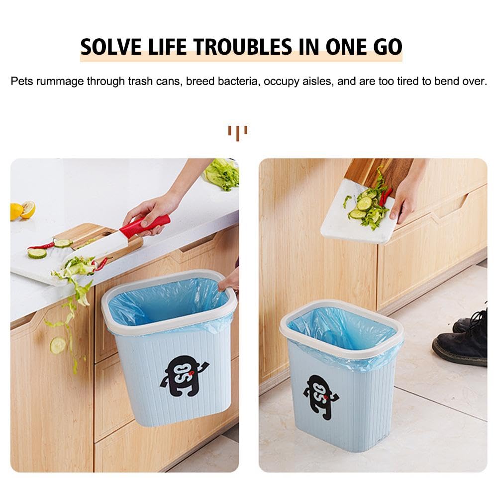 WNPXQNT Trash Bag Holder for Cupboards Kitchen Cabinet Door,Large Stainless Steel Garbage Bag Holder,Under Sink Bag Hanger