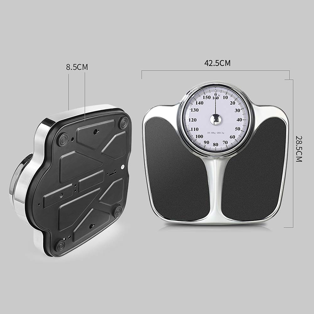 Scales for Body Weight, High Accuracy Modern Mechanical Dial Scale, Analog Bath Scale, with Non-Skid Surface