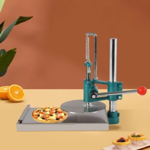 Manual Pizza Dough Press Machine, Soft Rolls Height Adjustable Dough Pastry Presser Stainless Steel Pasta Maker Pizza Express Dough Sheeter Commercial Dough Sheeter (7.9in（20cm）)