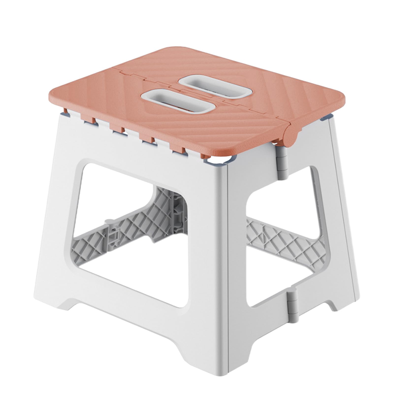 Home Folding Step Stool - Heavy Duty Step Stools for Adults, Compact Foot Stools, Lightweight Plastic Foldable Step Stool for Kitchen, Bathroom & Living Room