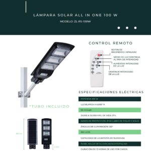 Solar suburban lamp ZL-RS-100W