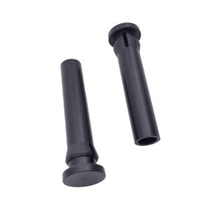 Stronger Wheelie Trash Can Bin Lid Hinge Pins, 2 Pack, for Rehrig Sierra Huskylite 95, Nylon