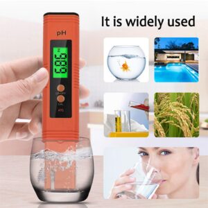 SGJHEQ 4ml PH Meter,PH Tester Digital,PH Meter for Water,High Accuracy Water Quality Tester with 0-14 PH Measurement Range, PH Meter for Household Drinking Water, Swimming Pool