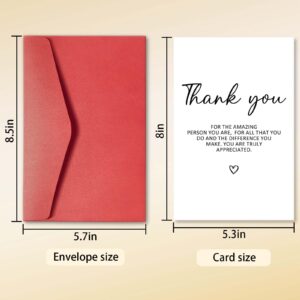 hvdler Sweet Thank You Card for Him Her, Funny Appreciation Card for Boss Teacher, Thank You Card for Friends Family, Thank You for All That You Do