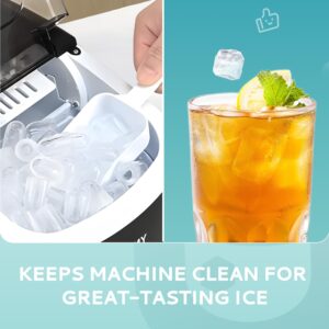 EUHOMY Ice Machine Cleaner Descaler, 32 Fl OZ Ice Maker Cleaner (8 Uses), Ideal Universal Descaling Solution for All Brands Ice Maker, Single Use Coffee and Espresso Machines (2 Bottles)