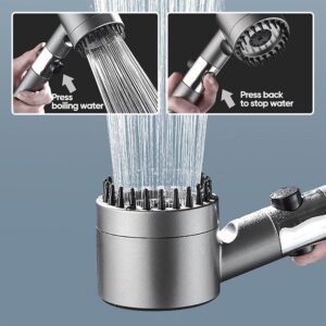 Muravai Shower Head, 2024 New Upgrade Muravai Showerpro Filtered Showerhead,High Pressure Shower Heads, Pressure Boosting Shower Head Spray, Adjustables Pressure Showerhead with Hose and Filter