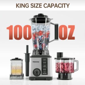 Professional Blender for Kitchen, Countertop Blender for Smoothies/Shakes/Ice Crush, Blender and Food Processor Combo with 3L Pitcher,Vegetable Chopper and Grinding Cup (Standard)