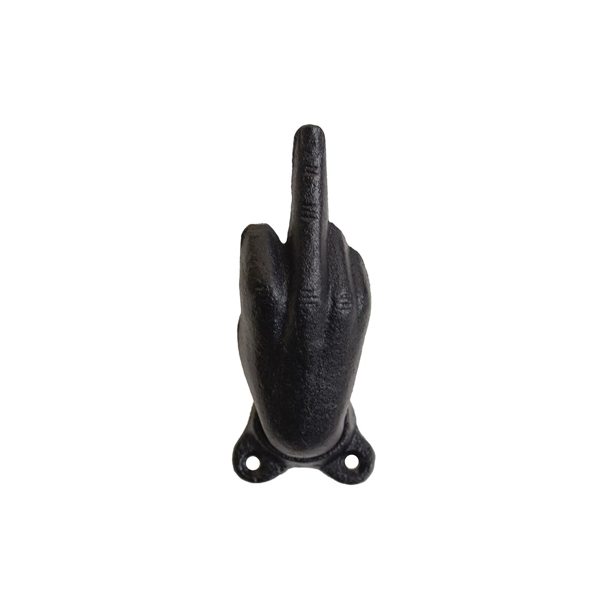 TG,LLC Treasure Gurus Funny Metal Wall Mount Middle Finger Hook Screw You Coat Hat Towel Rack Eff Off Man Cave Home Bar Garage Decor