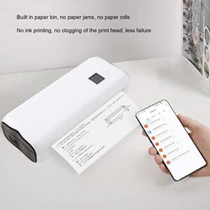 GOWENIC Bluetooth Thermal Printer, Portable 216mm Wide Shipping Label Printer, Support Android, iOS and Windows, for Home, Office, School, Travel, etc