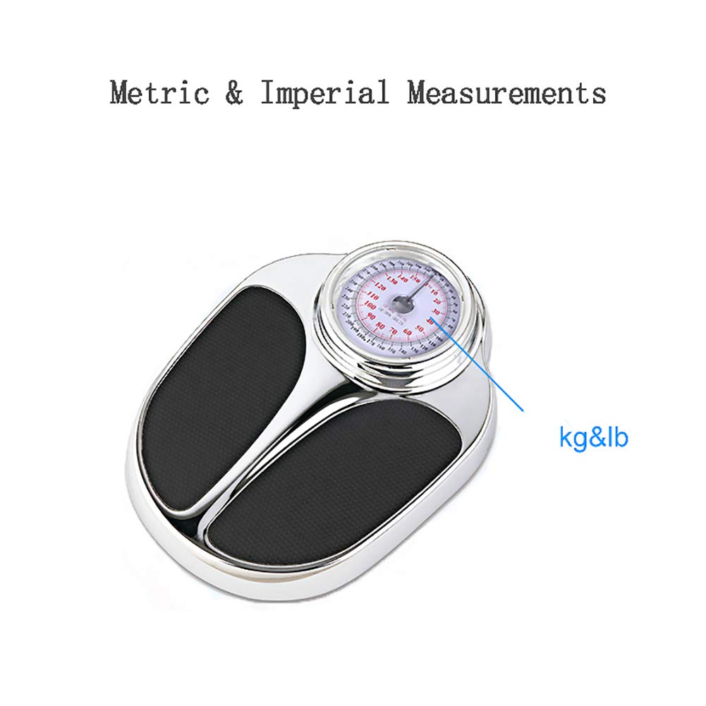 Weight Scales for People 350lb/160kg Capacity Extra Large Mechanical Dial Heavy Duty Professional Accurate