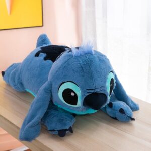 Stitch Plush Soft Toy, 25 inch Stuffed Animal, Cartoon Plush Pillow, Cute Soft Plush Doll, Christmas Birthday Easter Gift for All Ages - Toy Figure & Large Stitch Pillow