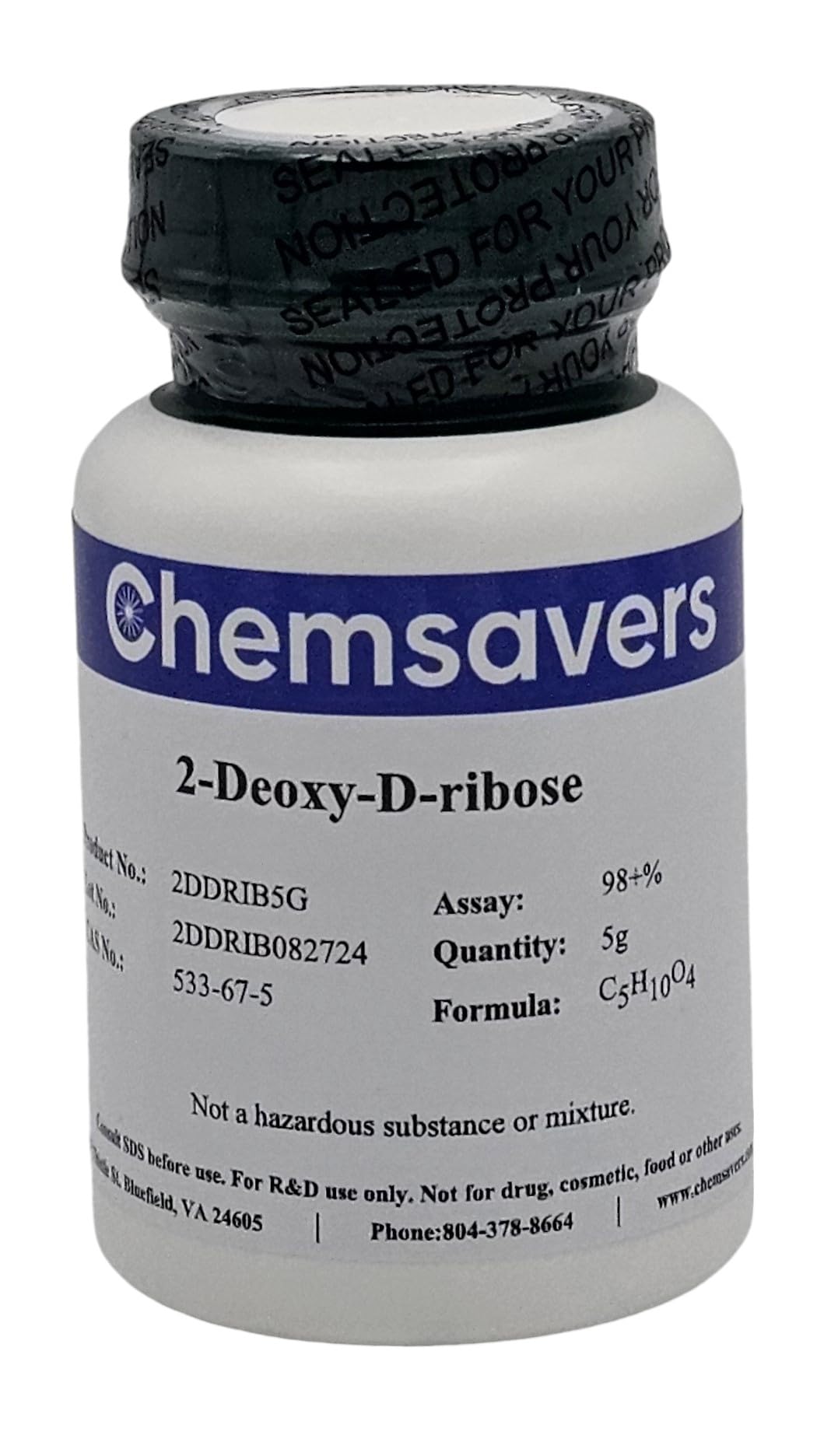 2-Deoxy-D-ribose, 98+%, 5g