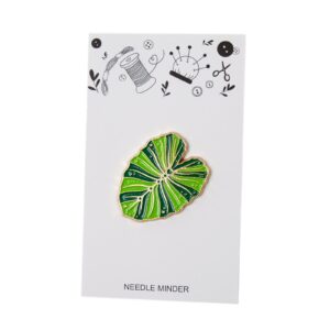 BLACKNANA Leaf Flower Shaped Needle Minders Magnetic Needle Minders Needle Nanny Needle Holders for Stitching Embroidery