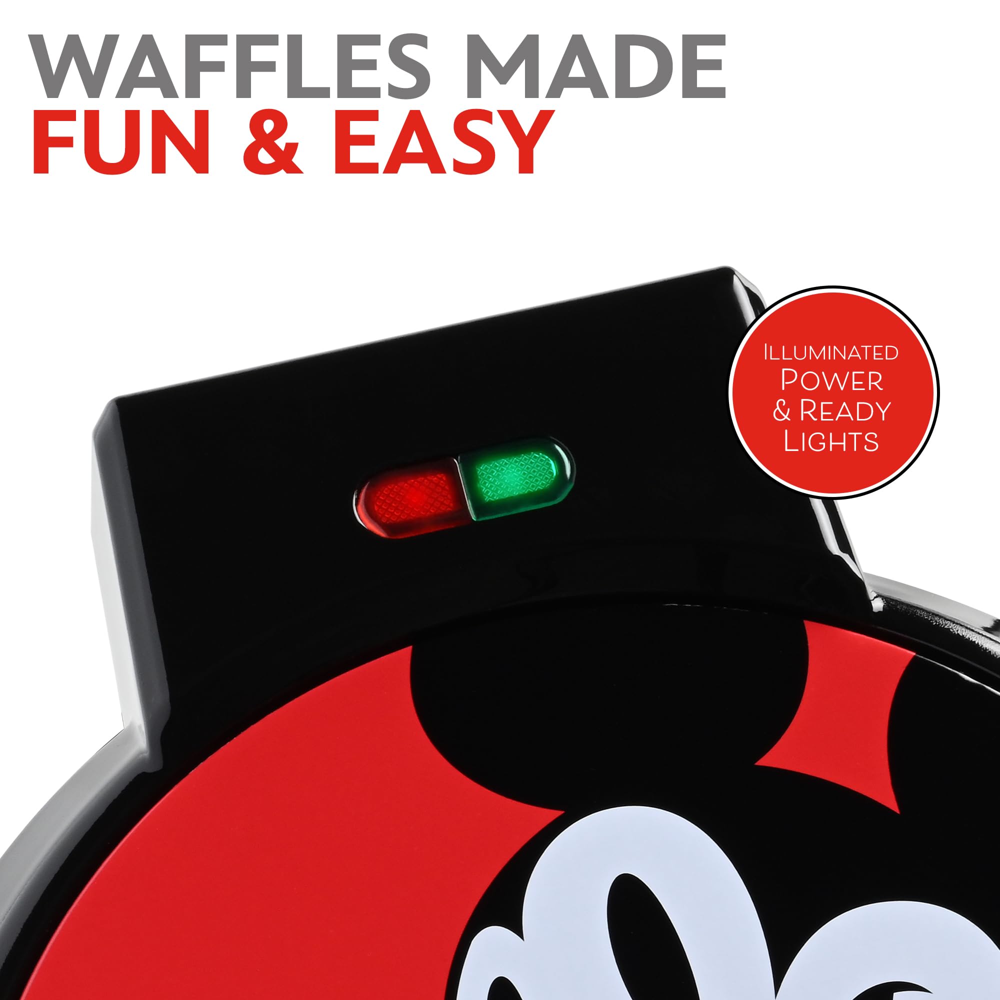 Mickey Mouse 7" Round Waffle Maker