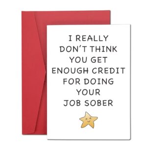 funny coworker leaving card gifts stocking stuffers for women men thank you card, christmas gifts for boss coworker work friend leader coworkers retirement gift new job goodbye farewell card gifts