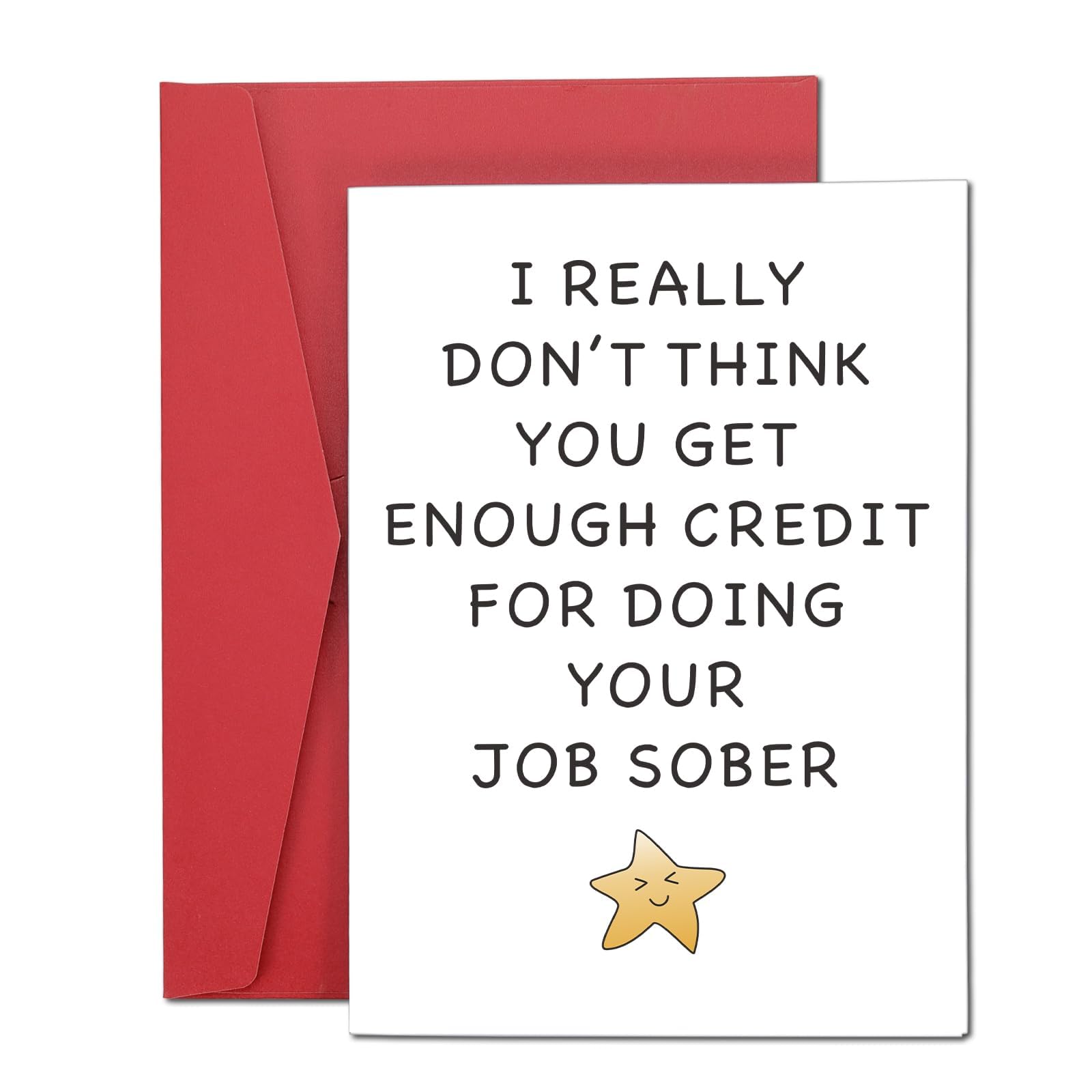 Funny Coworker Leaving Card Gifts Stocking Stuffers for Women Men Thank You Card, Christmas Gifts for Boss Coworker Work Friend Leader Coworkers Retirement Gift New Job Goodbye Farewell Card Gifts