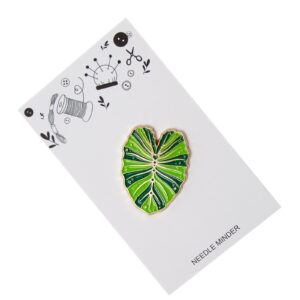 BLACKNANA Leaf Flower Shaped Needle Minders Magnetic Needle Minders Needle Nanny Needle Holders for Stitching Embroidery