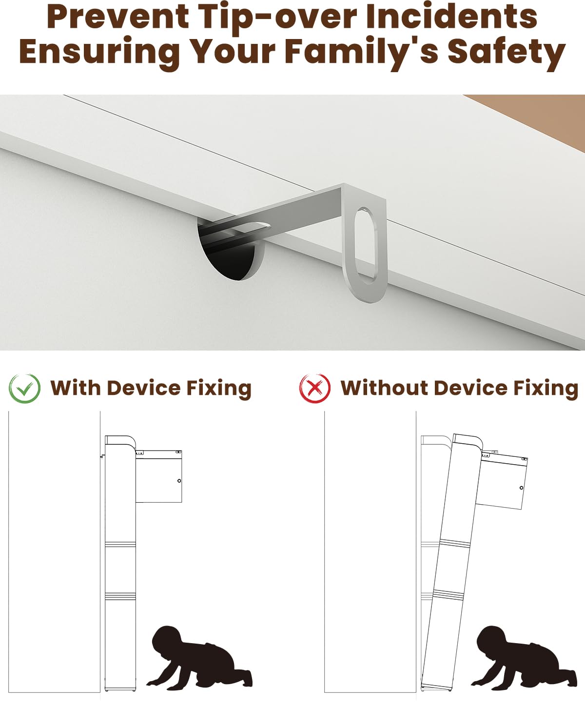 Seeday Over The Toilet Storage Cabinet, Space Saver Bathroom Shelf Over Toilet with Toilet Assistance Cabinet, Bathroom Storage Over The Toilet with Adjustable Feet Pad