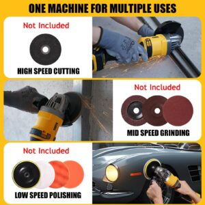 Cordless Angle Grinder Compatible with DEWALT 20V MAX Battery4-1/2" Blades Brushless Grinder,3 Variable Speed Up to 10000 RPM Battery Powered Angle Grinde,For Cutting, Griding, Polishing (No Battery)