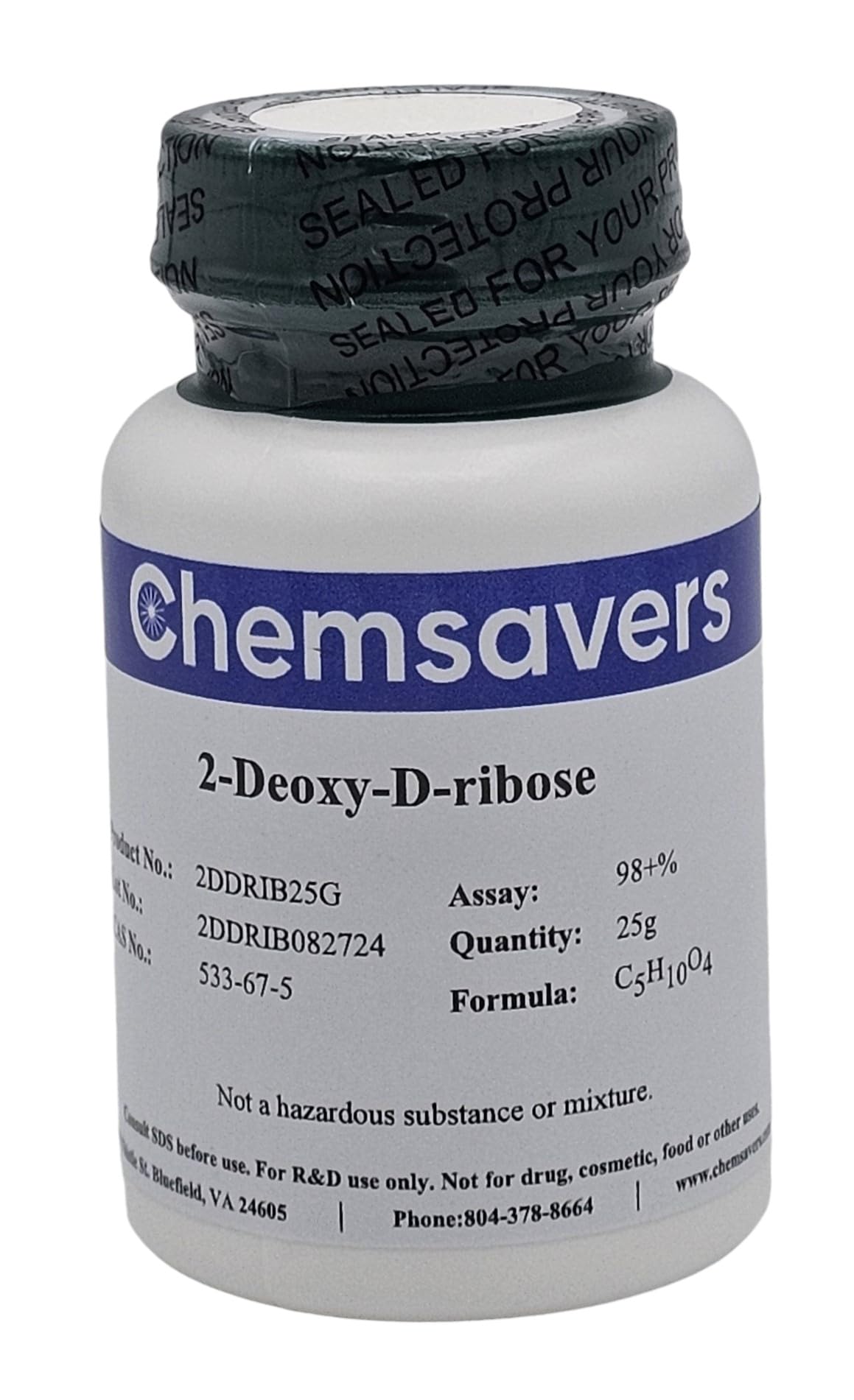 2-Deoxy-D-ribose, 98+%, 25g