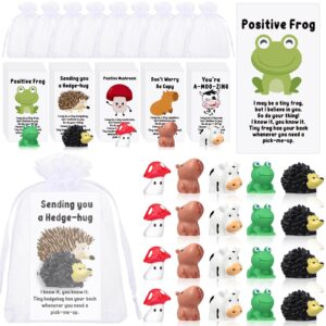 fumete 75 set employee appreciation gifts bulk for coworkers thank you staff gift animal pun inspirational note cards funny resin office gifts pocket favors