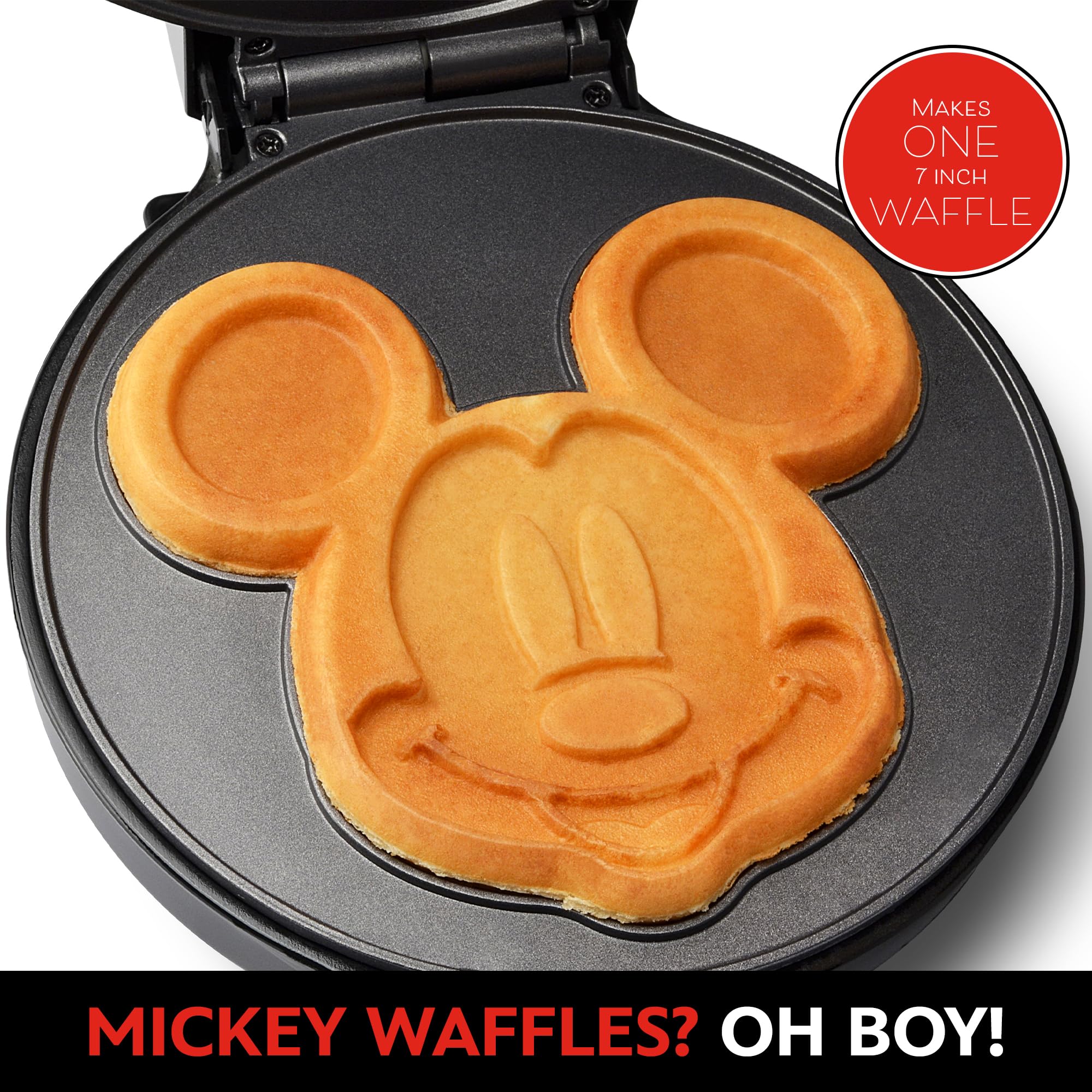 Mickey Mouse 7" Round Waffle Maker