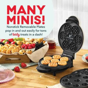 DASH MultiMaker Treat Maker System, Mini Donuts, Waffle Bites, Mini Cupcakes - Cream