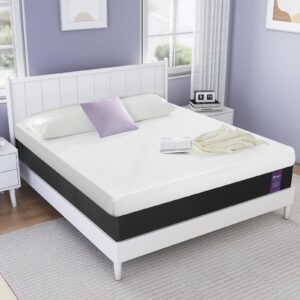 pikaqtop premium 5 gel memory foam mattress - certipur-us certified, bed-in-a-box - cool sleep & comfy support - california king