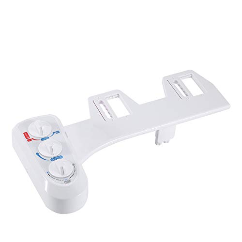 Ejoyous Hot / Cold Bidet Self Dual Nozzle Toilet Attachment Spray Non Electric Bathroom Seat