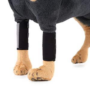 Zksbdxz 2X Reflective Dog Fleece Elbow Sleeves Leg Brace for Ankle Recovering Dog Front Leg Recovery Sleeves