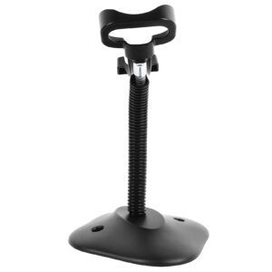 Adjustable Barcode Reader Stand, Premium ABS and Stainless Steel Material, Compatible with Multiple Scanner, Suitable for Supermarkets, Retail Stores