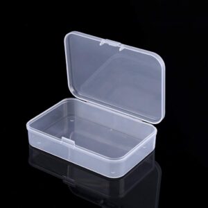 2 Pcs Transparent Storage For Case For Creative Household Jewelry Home Sewing Supplies Organiza