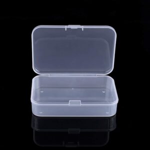 2 Pcs Transparent Storage For Case For Creative Household Jewelry Home Sewing Supplies Organiza