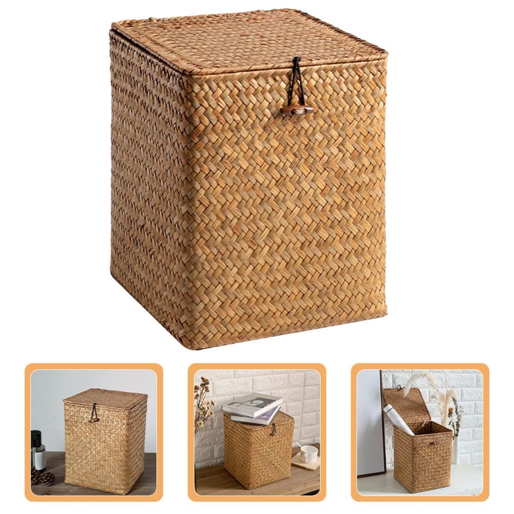 ULTECHNOVO Storage Cube, Wicker Storage Baskets for Shelves, Storage Baskets, Wicker Storage Basket for Bedroom, Living Room (12.38X10.22in)