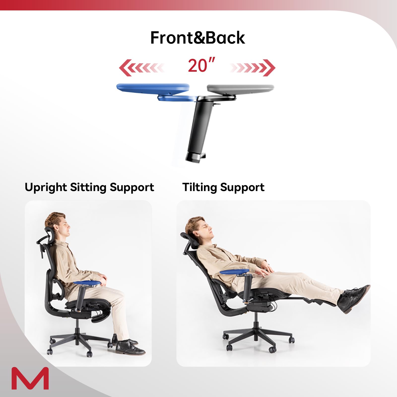 Motostuhl D2 Pro High Back Ergonomic Home Office Chair with DTS Self-Adaptive Lumbar Support, Multi-Adjustable Armrest, Wire Controlled Design, Footrest, 4D Headrest Mesh Office Computer Chair (Black)