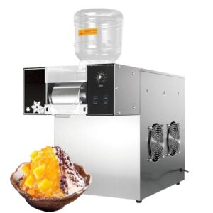 xuruius small commercial snowflake ice machine, korean smoothie ice machine, crushed ice machine, shaved ice machine (180kg)