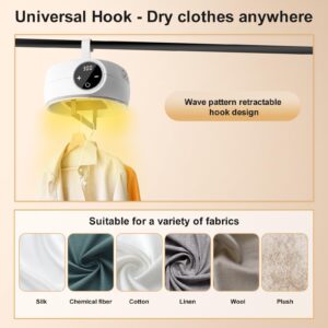 Uten Portable Clothes Dryer, Lightweight Mini Dryer for Quick Drying Clothes in Apartments, RVs, Hotels & Travel