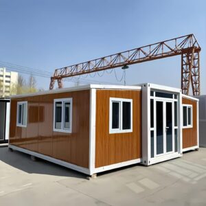 Mobile Container House Tiny Mobile Home Expandable Fast Build Garden Construction Assembled Flat Pack for Outdoor Portable Modern Designed Single Travel Cabin Family Villa