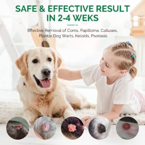 Art of Sport BrightBites Quick Dog Wart Remover, Dog Skin Tag Remover & Wart Removal Treatment, Painless No Irritation, and Effective Wart Remover for Dogs