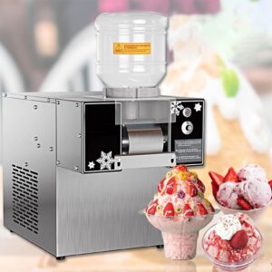 XURUIUS Mini Snowflake Ice Machine, Shaved Ice Machine, European Ice Machine, Korean Smoothie Machine, Smoothie Crusher (180KG)