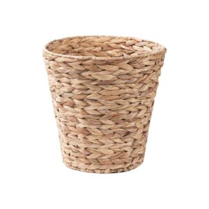 Wicker Waste Basket, Trash Basket, Handwoven Trash Cans, String Rattan Trash Can, Waste Papers Basket, Small Trash Can, for Bedroom, Bathroom, Kitchen, Living Room, Office