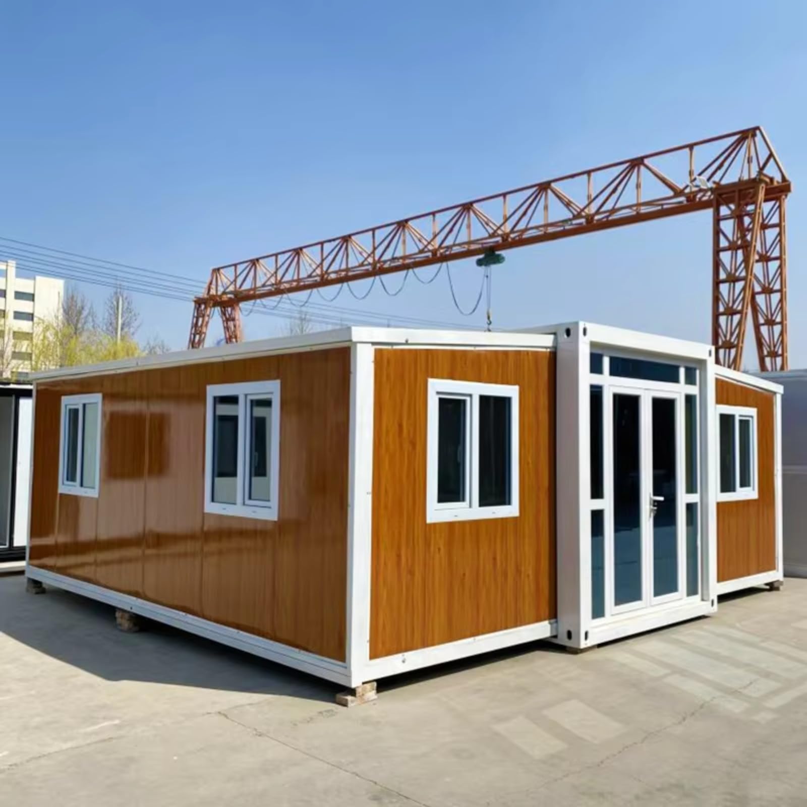 Mobile Tiny Home 1 Bedrooms Expandable Container House 3 Bedrooms Foldable Container House Mobile Expandable Prefab House for Hotel 2 Bedrooms 1 Bathroom