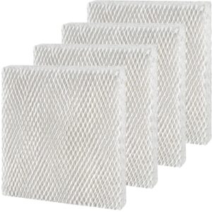 itidyhome 4-pack 10 water panel replacement humidifier filter compatible with aprilaire whole-house humidifier models 110, 220, 500, 500a, 500m, 550, 550a, 558, compatible with honeywell hc22p