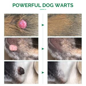 Art of Sport BrightBites Quick Dog Wart Remover, Dog Skin Tag Remover & Wart Removal Treatment, Painless No Irritation, and Effective Wart Remover for Dogs