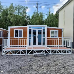 Mobile Container Homes Prefab Container House Apartment Expandable Hotel Office 40ft 30ft 20ft 15ft 10ft with Bedroom Bath Living & Kitchen