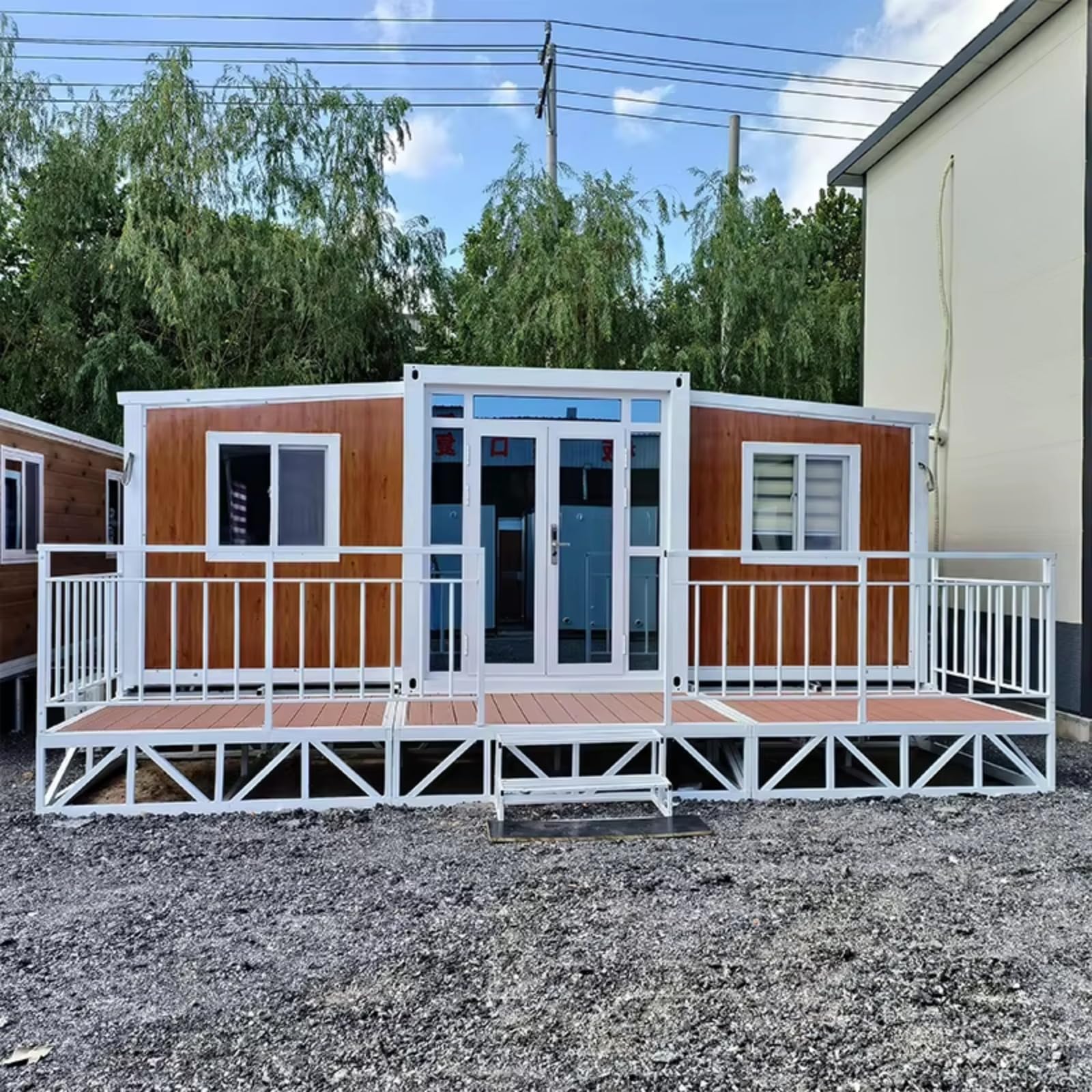 Mobile Container Homes Prefab Container House Apartment Expandable Hotel Office 40ft 30ft 20ft 15ft 10ft with Bedroom Bath Living & Kitchen