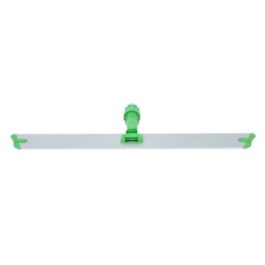 Restaurantware-Clean Tek Professional 23.6 Inch Flat Mop Plate Frame, 1 Quick Connect Mop Frame for Wet Or Dry Mop Pads - Mop Pads Sold Separately, Durable, Green Aluminum Cleaning Mop Pad Frame