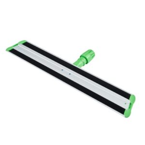 Restaurantware-Clean Tek Professional 23.6 Inch Flat Mop Plate Frame, 1 Quick Connect Mop Frame for Wet Or Dry Mop Pads - Mop Pads Sold Separately, Durable, Green Aluminum Cleaning Mop Pad Frame